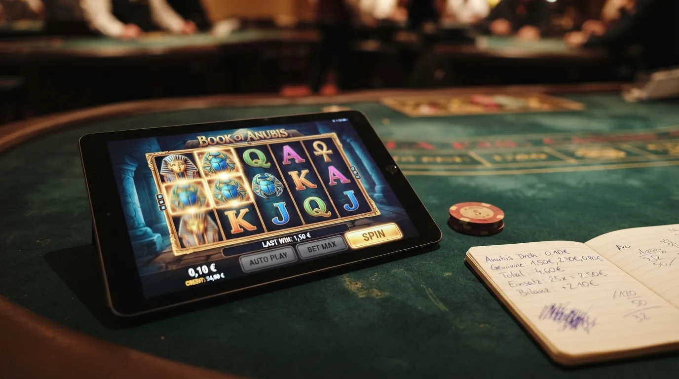 Book of Dead von Play'n GO mit fünf Walzen, ägyptischen Symbolen und Wettanzeige