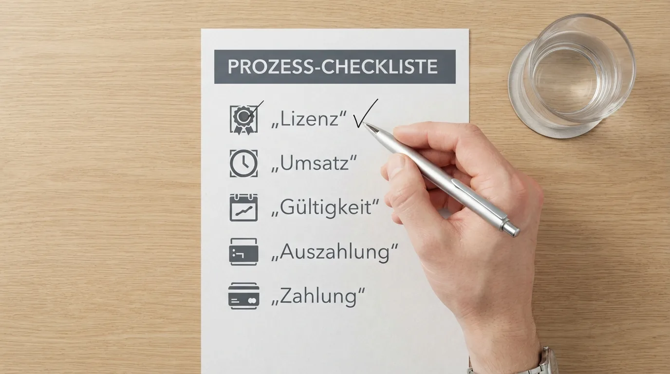 Eine Checkliste mit fünf Kriterien für die Casino-Auswahl