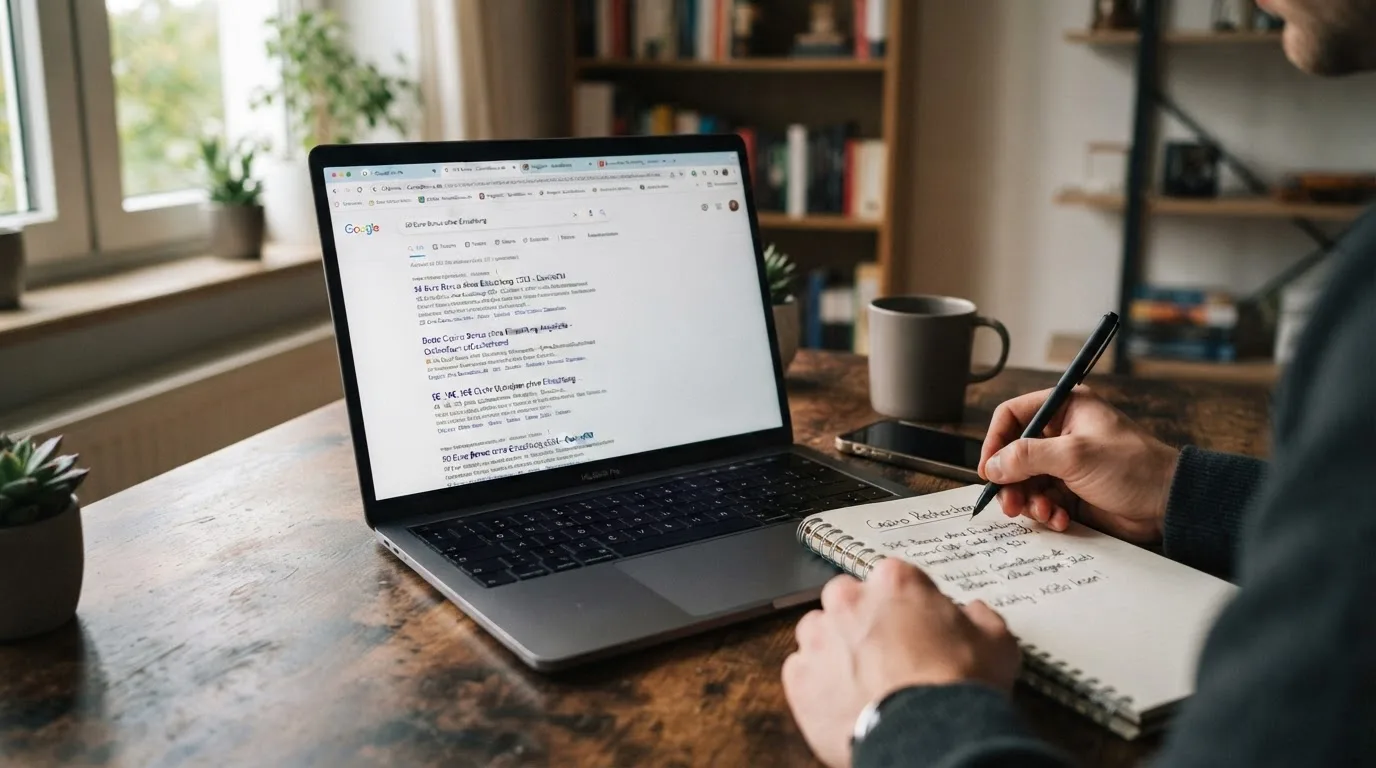 Quellenarbeit am Bildschirm: Internet-Suche, Operator-Bonusseiten und Vergleichsportale als Recherchebasis