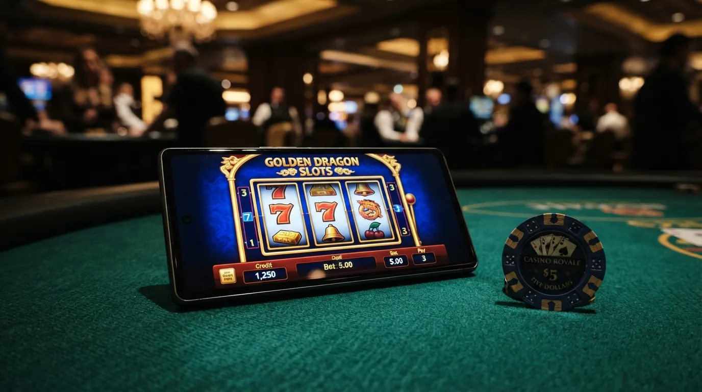 Spielautomat Book of Ra Magic im Querformat auf einem Smartphone