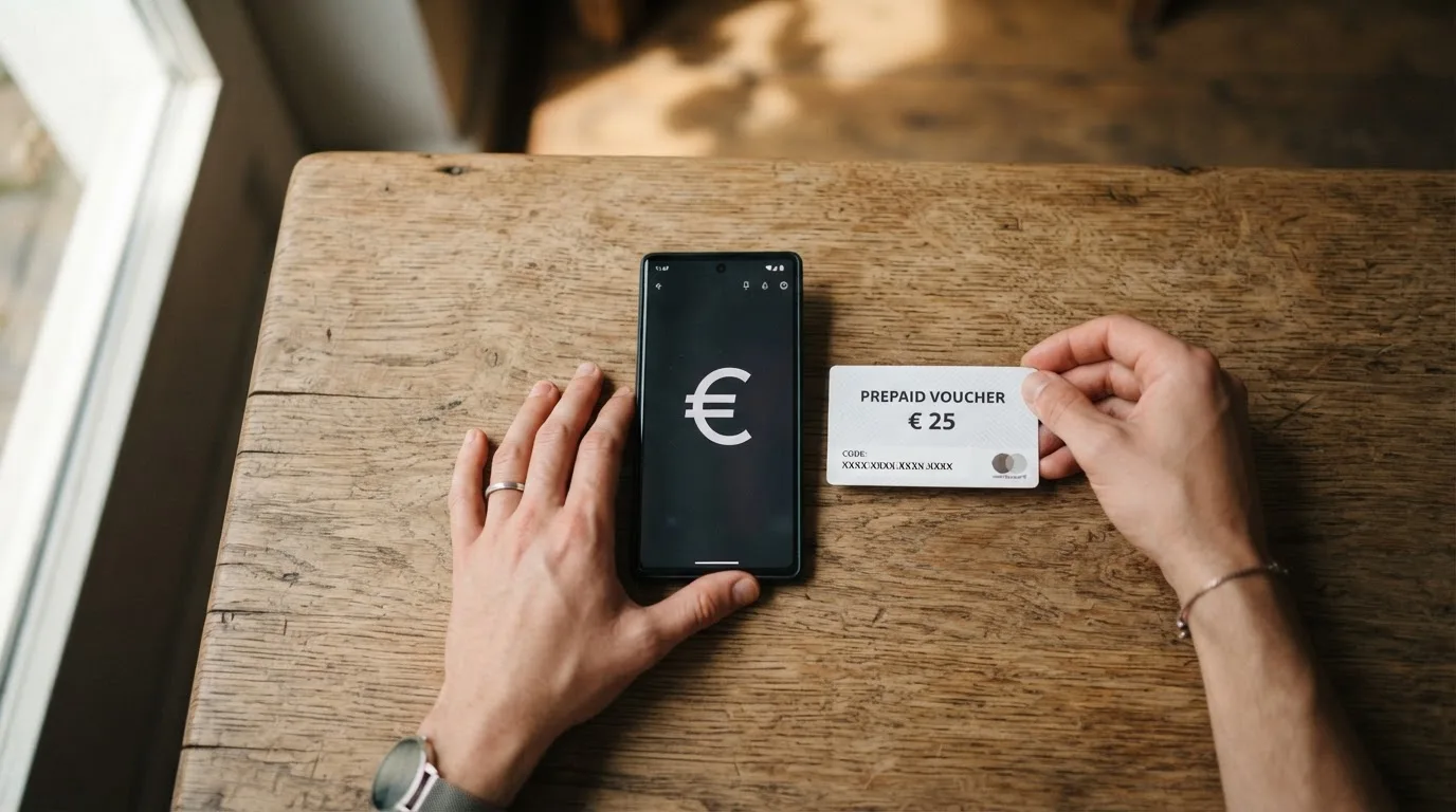PayPal- und Paysafecard-Logo neben dem Einzahlungsbildschirm eines Online-Casinos